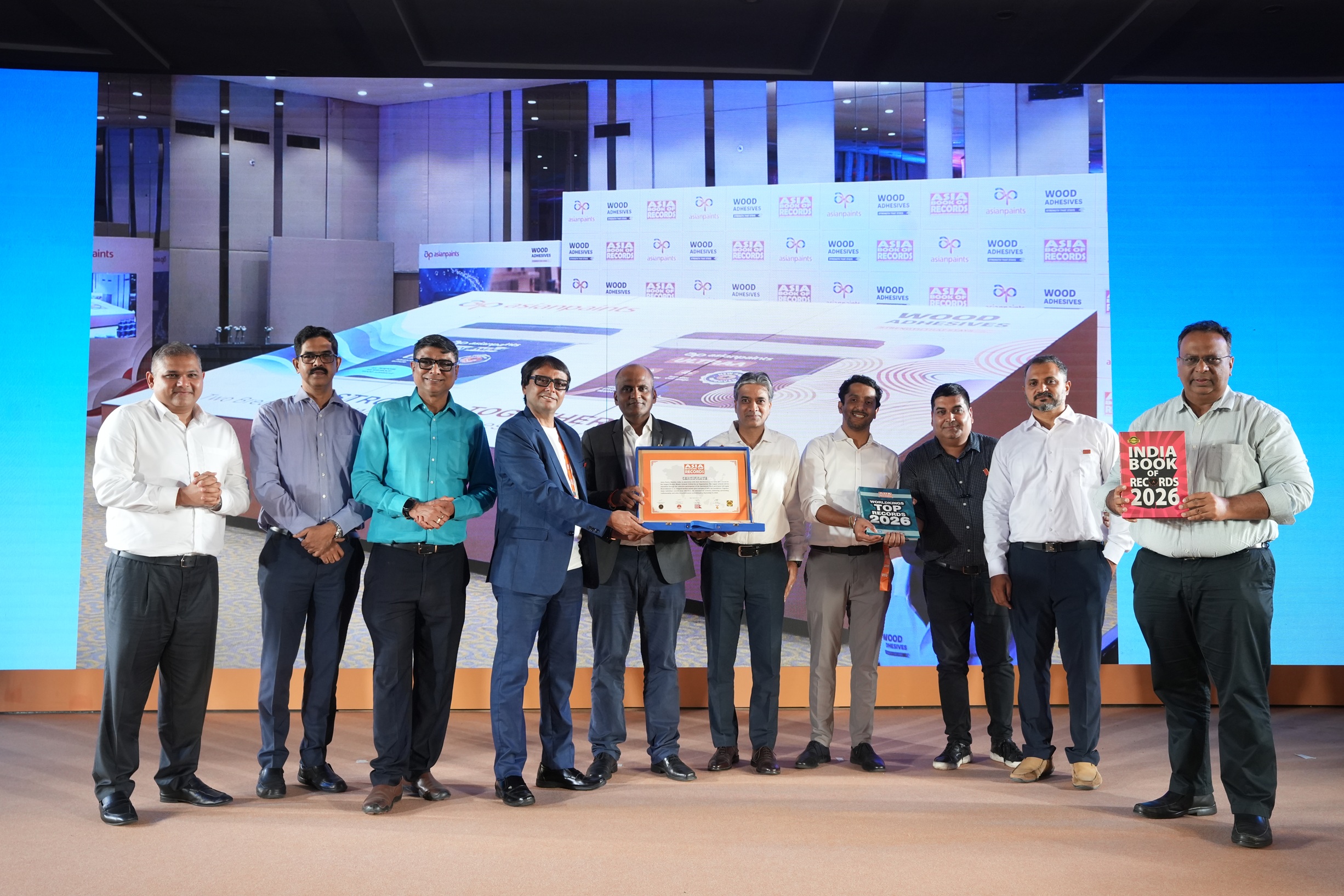 Asian Paints Wood Adhesives announces a new chapter with Hydronaa & Ultraa and a monumental 384 sq. ft. mosaic